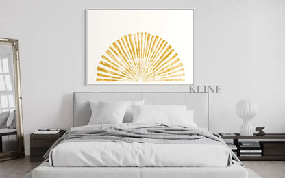 Shibori Sun Burst - Hand Painting