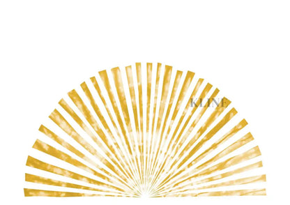 Shibori Sun Burst - Hand Painting