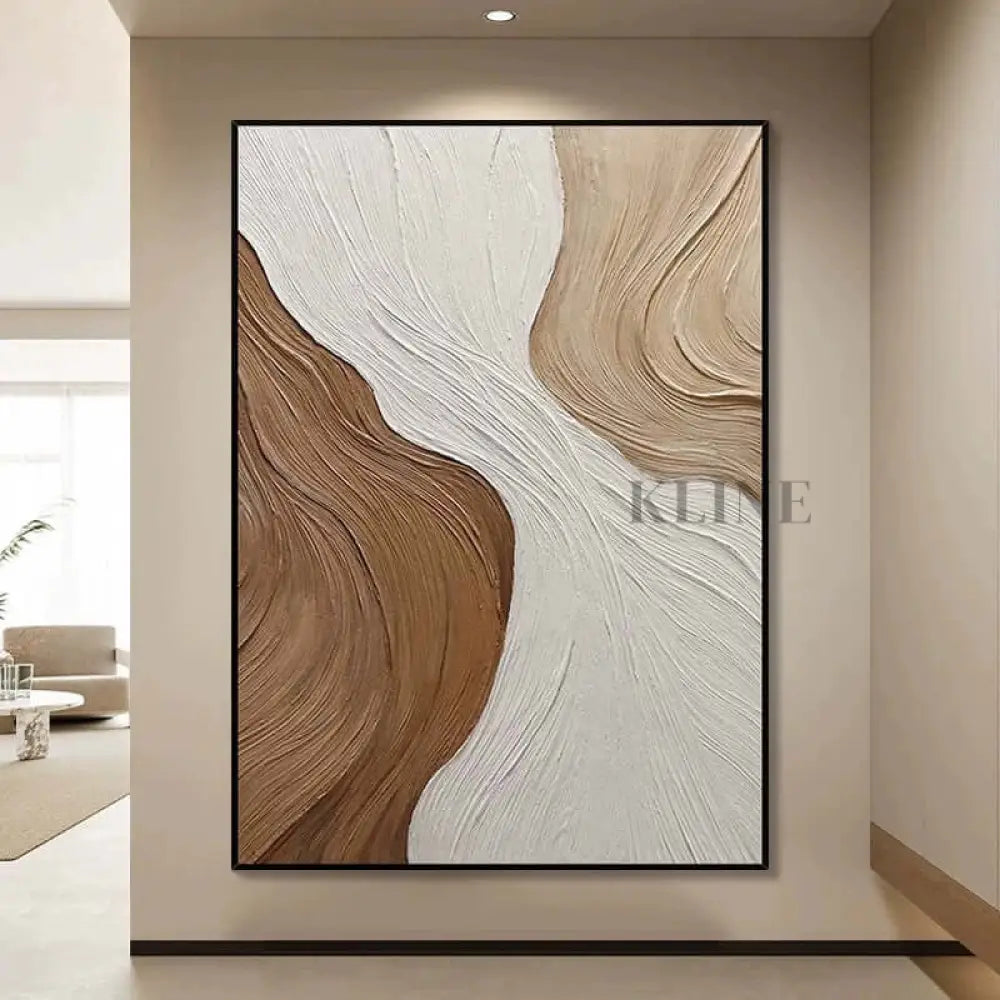 Shimmered Flows - Hand Painting