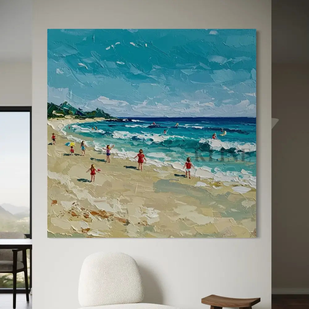 Shoreline Serenade - Hand Painting