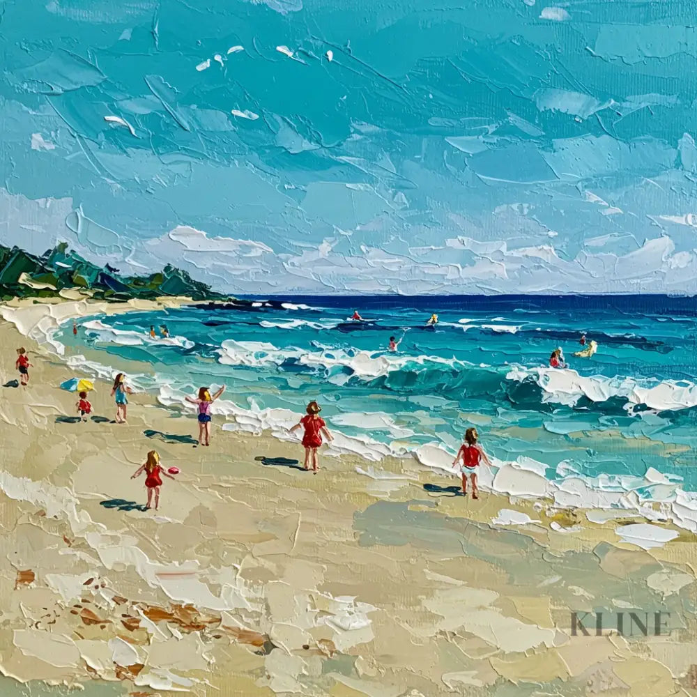 Shoreline Serenade - Hand Painting