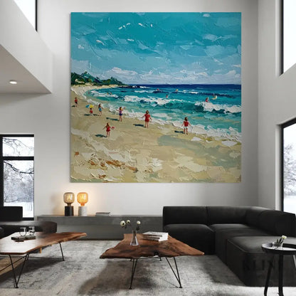 Shoreline Serenade - Hand Painting