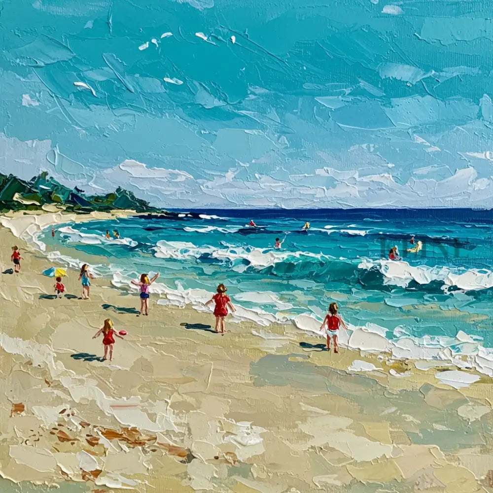 Shoreline Serenade - Hand Painting