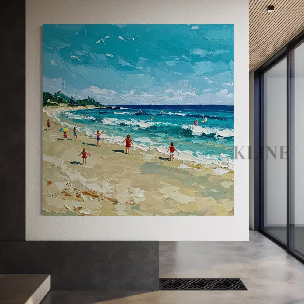 Shoreline Serenade - Hand Painting 