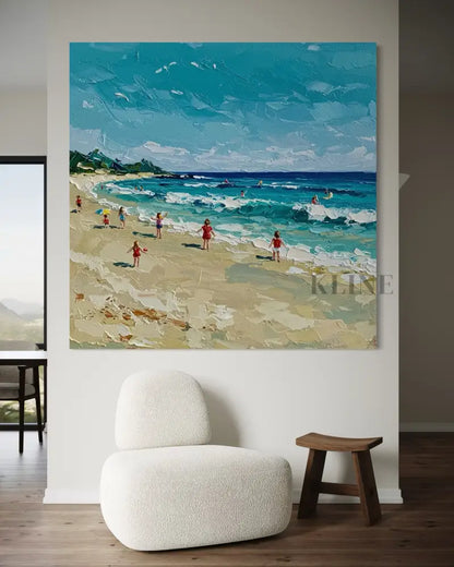 Shoreline Serenade - Hand Painting