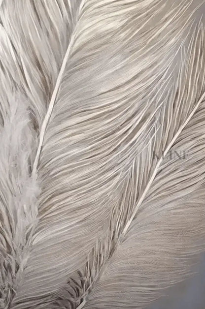 Silver Feather - Hand Painting