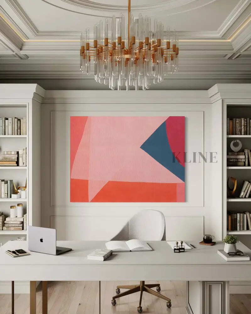 Simplified Fish 02 - Hand Painting Canvas Wall Art