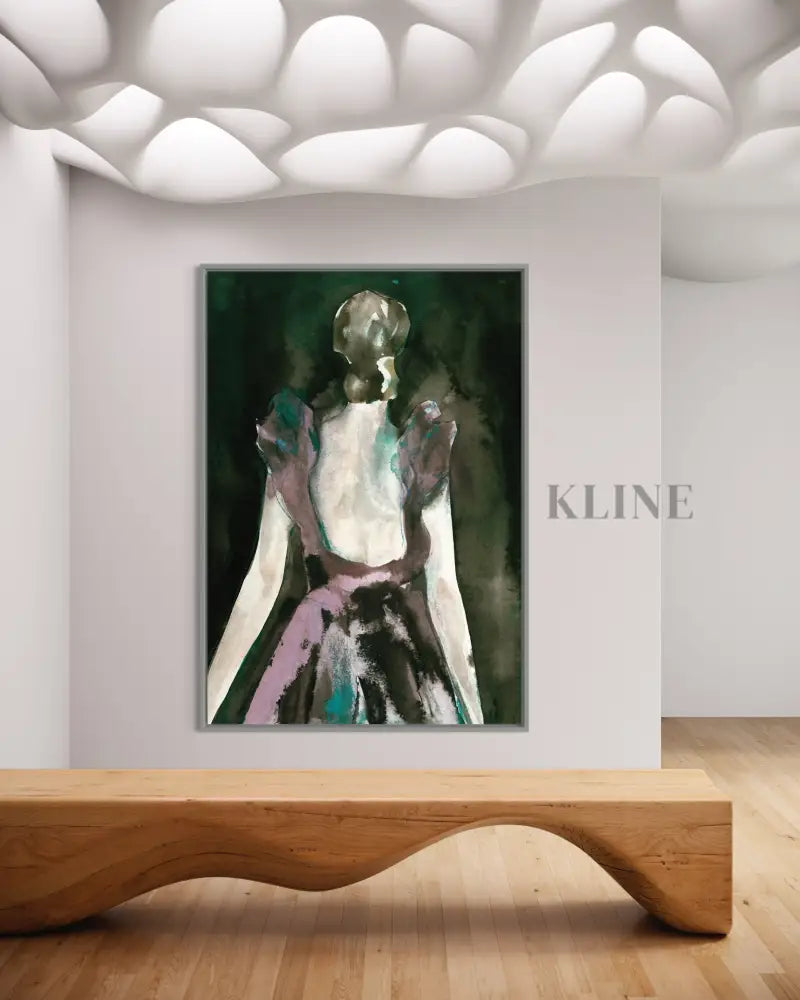 Skip the Beat - Hand Painting Lounge-Wandkunst