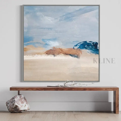 Smell of Salt - Rolled Canvas / 80x80cm / 31x31’’ - Hand Painting