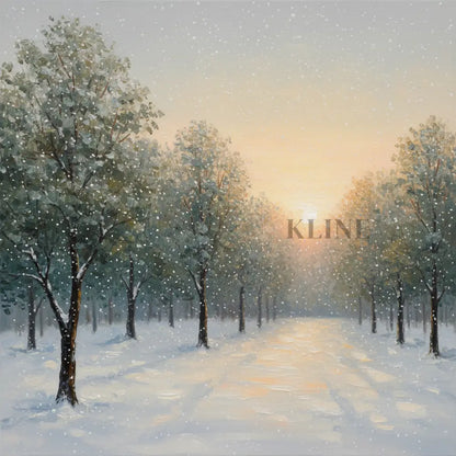 Snowbound Silence - Hand Painting