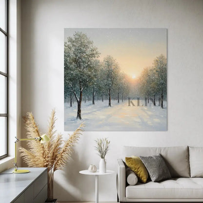 Snowbound Silence - Hand Painting