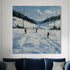 Snowy Valley Path - Hand Painting