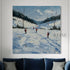Snowy Valley Path - Hand Painting
