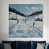 Snowy Valley Path - Hand Painting