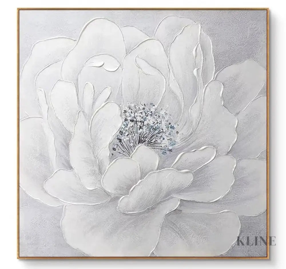 Soft Blossom Composition - Hand Painting Original Paintings for Sale
