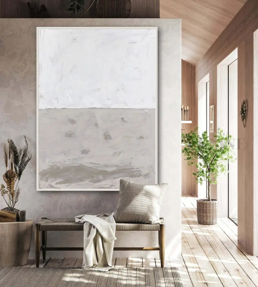 Soft Pastel - Hand Painting Arte de pared Wabi Sabi