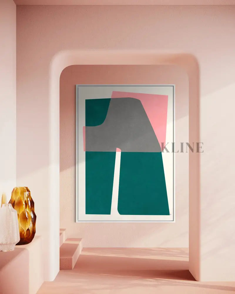 Spaces 4 - Hand Painting Arte de la pared del comedor