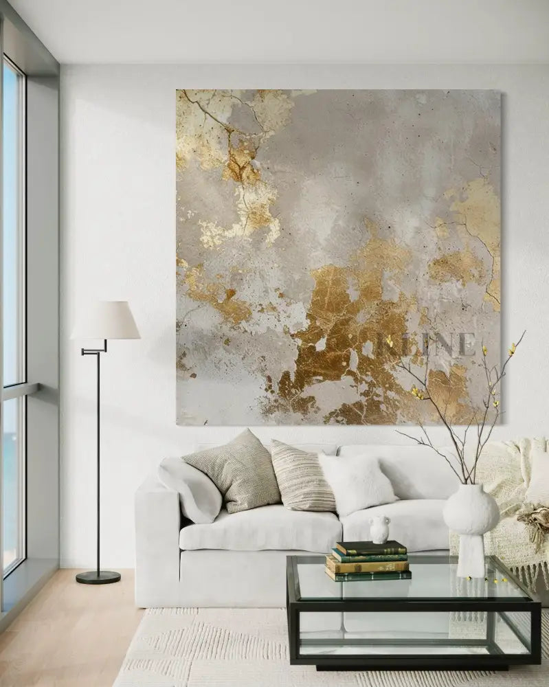 Hand-painted wall art & Arte della parete su tela