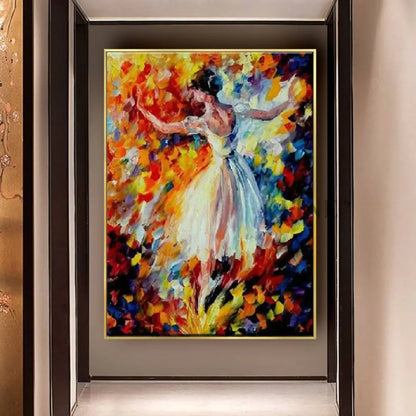 Spotlight of Her Own Desire - Hand Painting