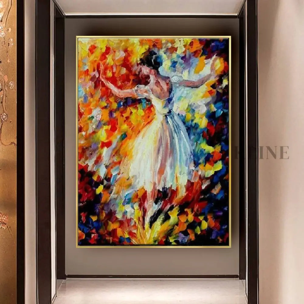 Spotlight of Her Own Desire - Hand Painting