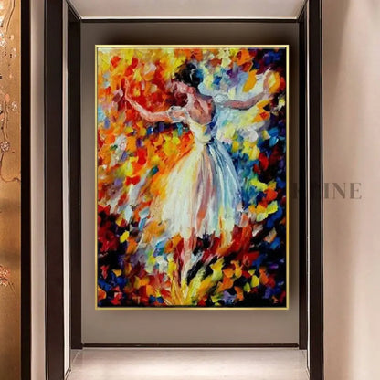 Spotlight of Her Own Desire - Hand Painting