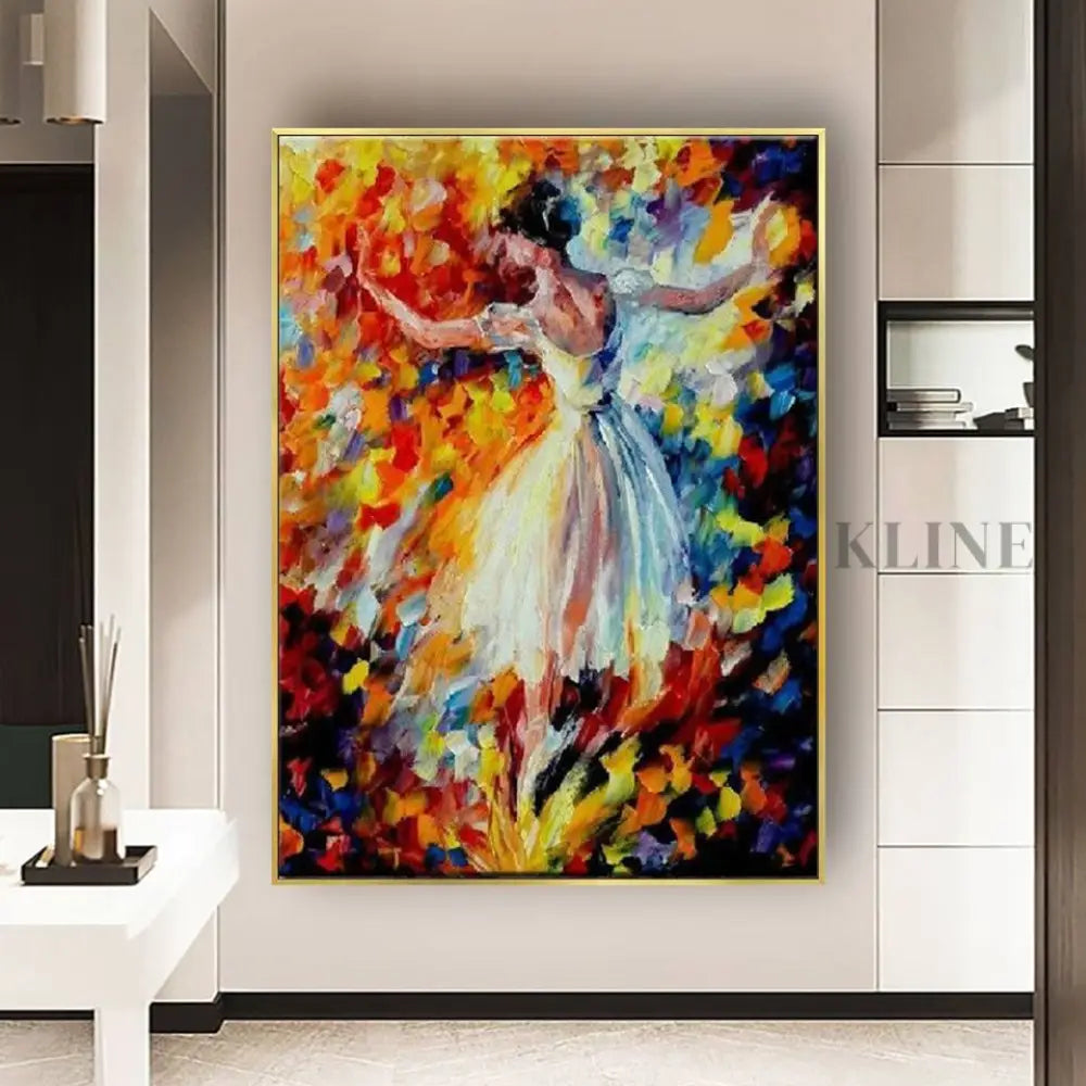 Spotlight of Her Own Desire - Hand Painting