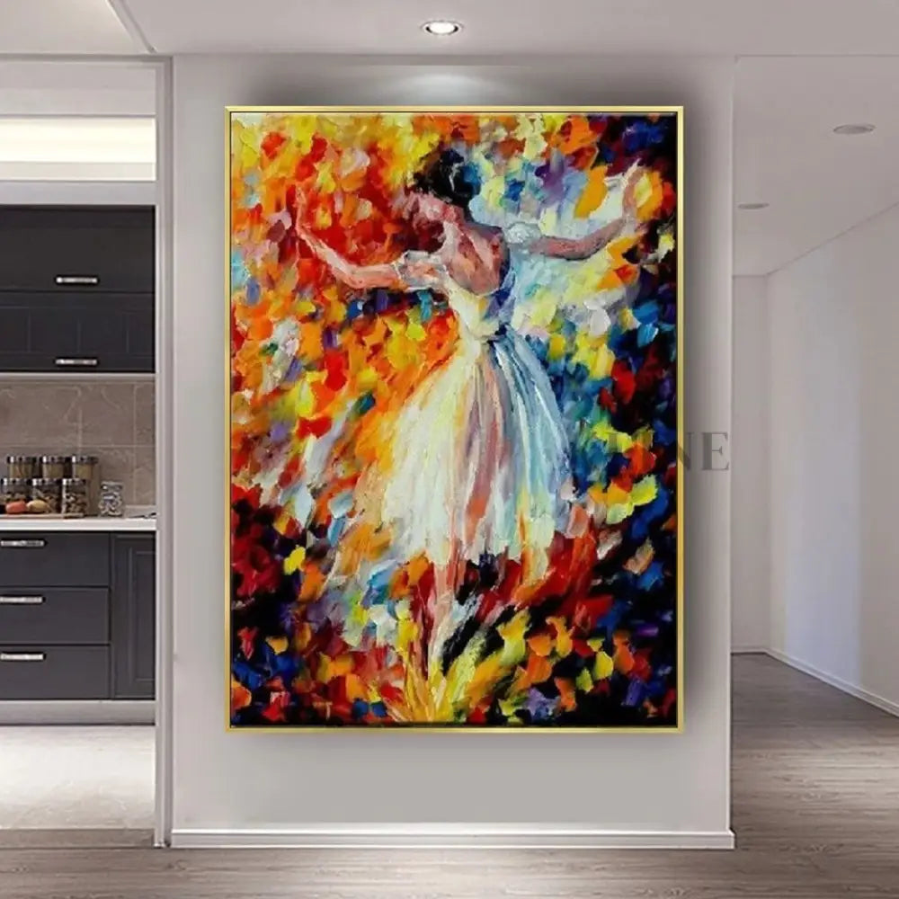Spotlight of Her Own Desire - Hand Painting