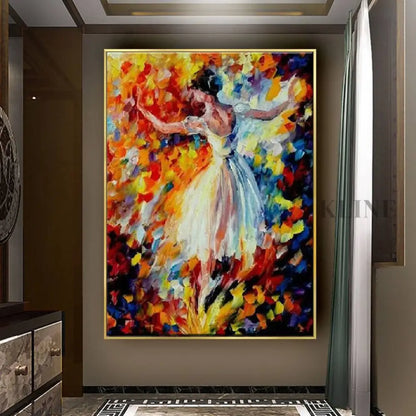 Spotlight of Her Own Desire - Hand Painting