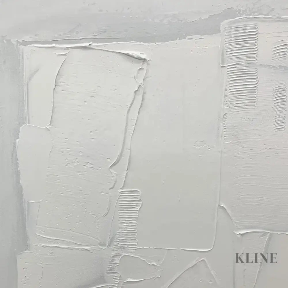 Square White Patches - Hand Painting 