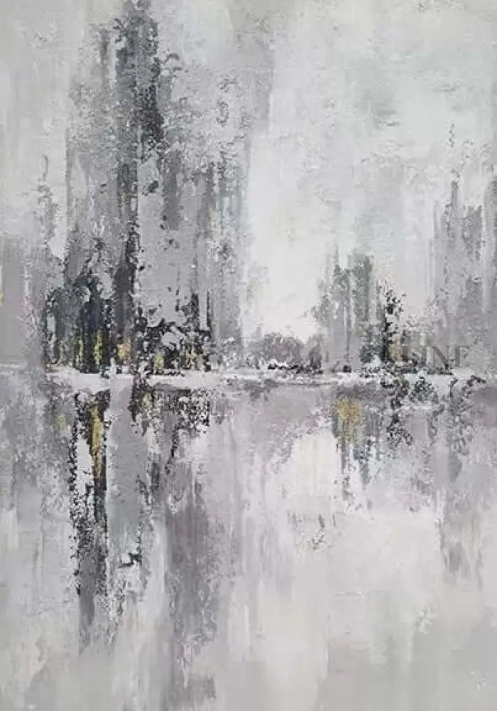 Starry Gray - Hand Painting 