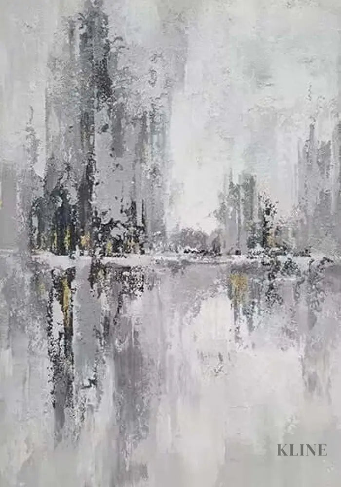 Starry Gray - Hand Painting 