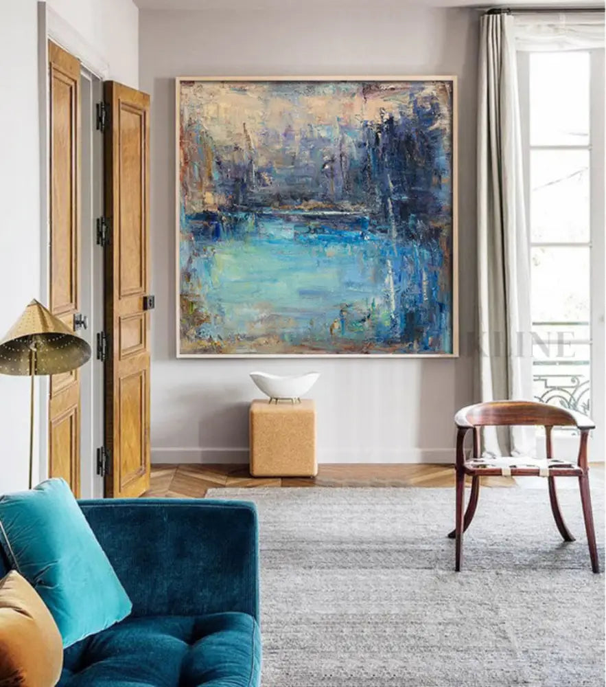 Steady - Kline Collective Arte della parete blu