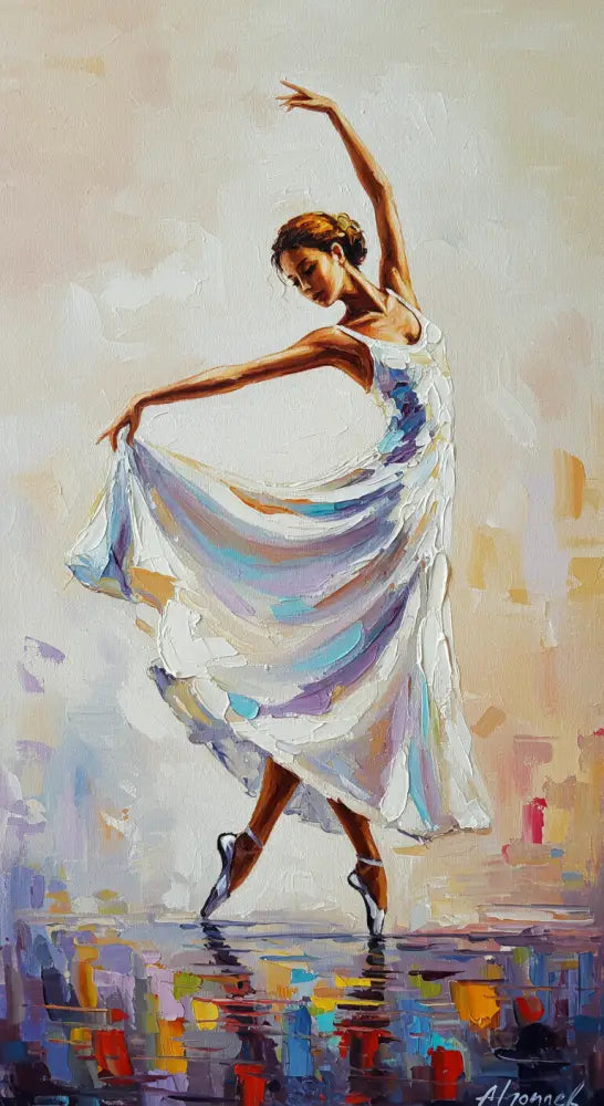 Steps Between Shadows - Hand Painting