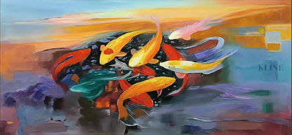 Still Waters Moving Dreams - Hand Painting