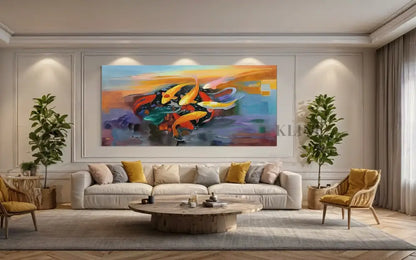 Still Waters Moving Dreams - Hand Painting