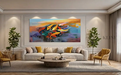 Still Waters Moving Dreams - Hand Painting