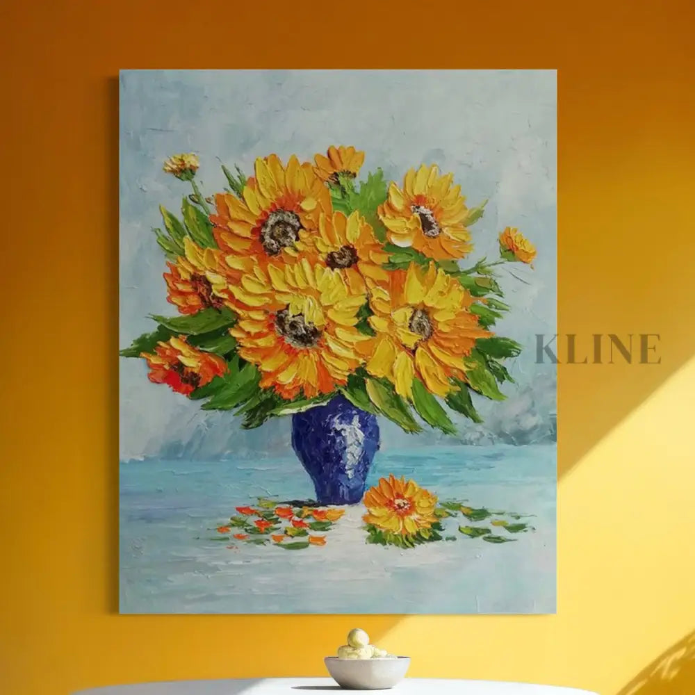 Stillness in Petals - Hand Painting
