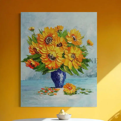 Stillness in Petals - Hand Painting
