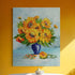 Stillness in Petals - Hand Painting