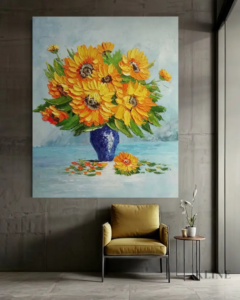 Stillness in Petals - Hand Painting
