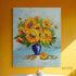 Stillness in Petals - Hand Painting