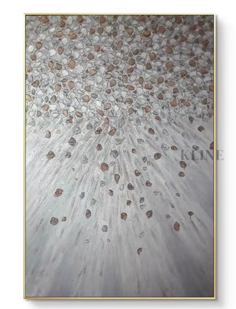 Stones Become Light - Hand Painting لوحات فنية ولوحات جدارية عمودية