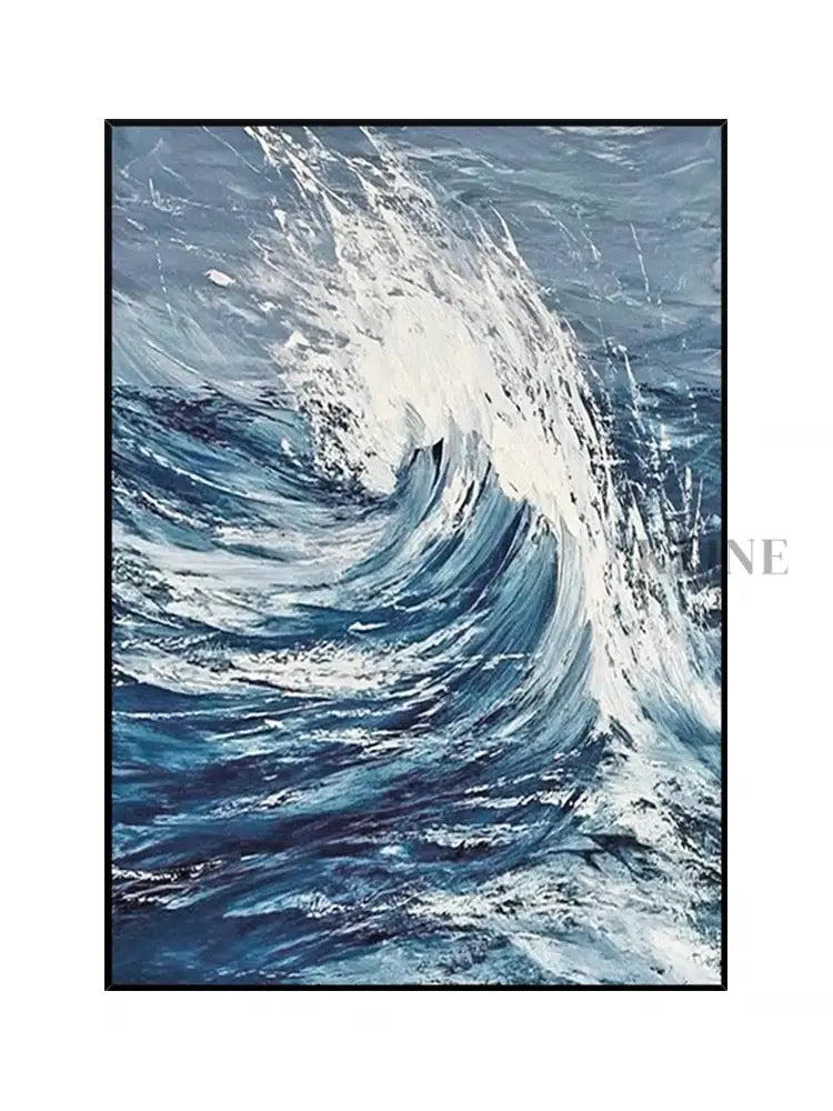 Storms and Waves - Hand Painting