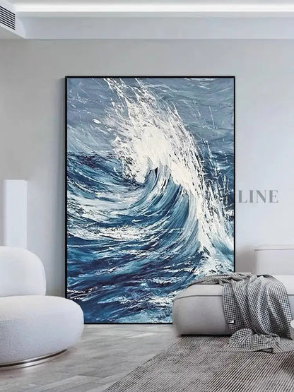 Storms and Waves - Hand Painting