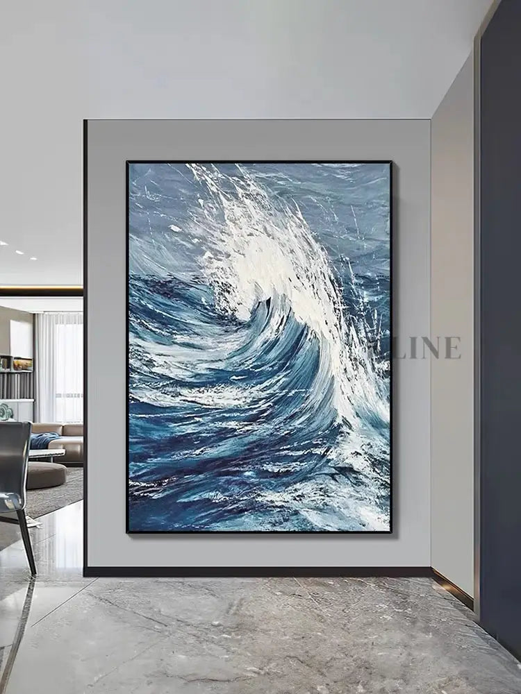 Storms and Waves - Hand Painting