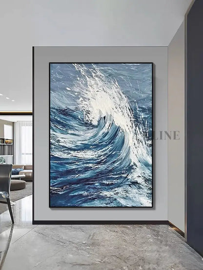 Storms and Waves - Hand Painting