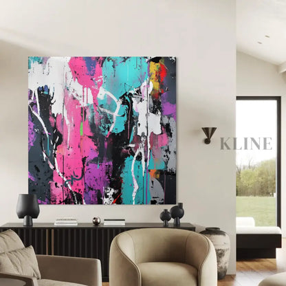 Street Energy Abstract - Hand Painting