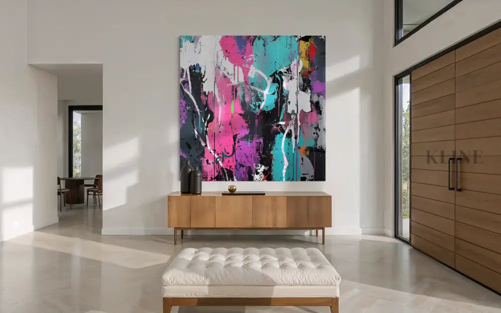 Street Energy Abstract - Hand Painting