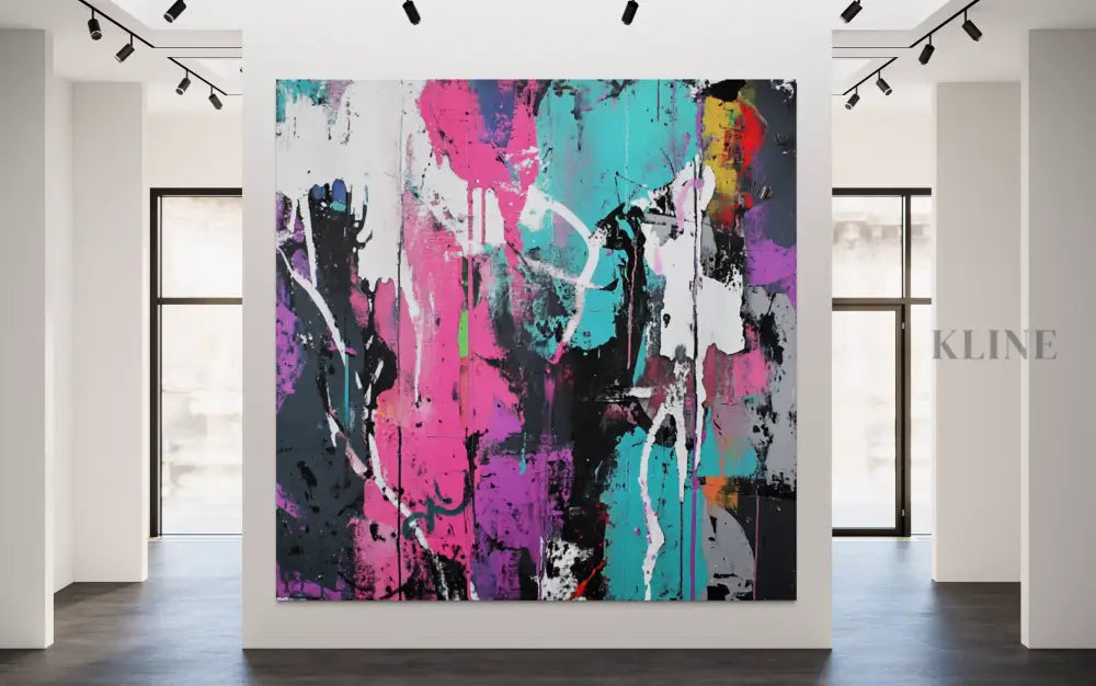 Street Energy Abstract - Hand Painting