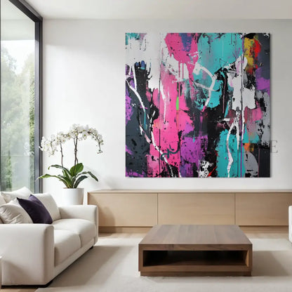 Street Energy Abstract - Hand Painting